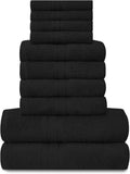 Towels Family Bale Set 10Piece Egyptian Cotton Premium Quality Absorbent New
