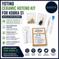 YOTINO Ceramic Hotend Kit Kobra S1 Combo Nozzles Replacement Durable Design