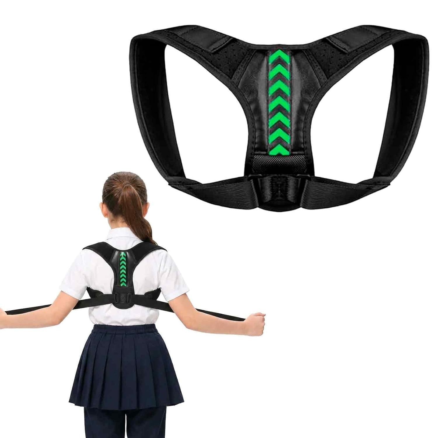 Adjustable Posture Corrector Women Breathable Back Straightener Brace Medium New