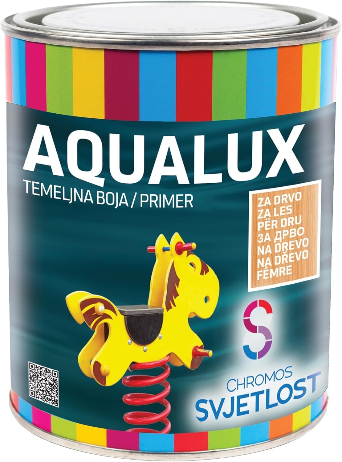 Chromos Svjetlost Aqualux Wood Primer Water Based Primer Interior 750ml New