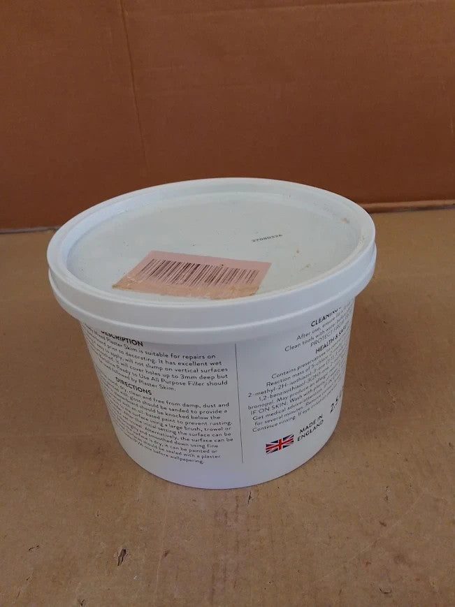 Bartoline Ready Mixed Plaster Skim Repair 2.5L Easy Application Wall Ceiling New