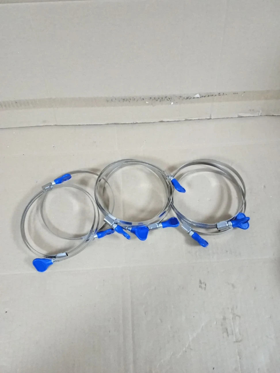 POWERTEC 70260 4in Key Hose Clamp Screw Adjustable Stainless Steel 10 Pieces New
