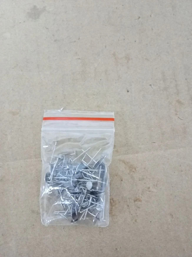 PH PandaHall 60 Sets 3 Size Earring Backs Flat Jewellery Stainless Steel New