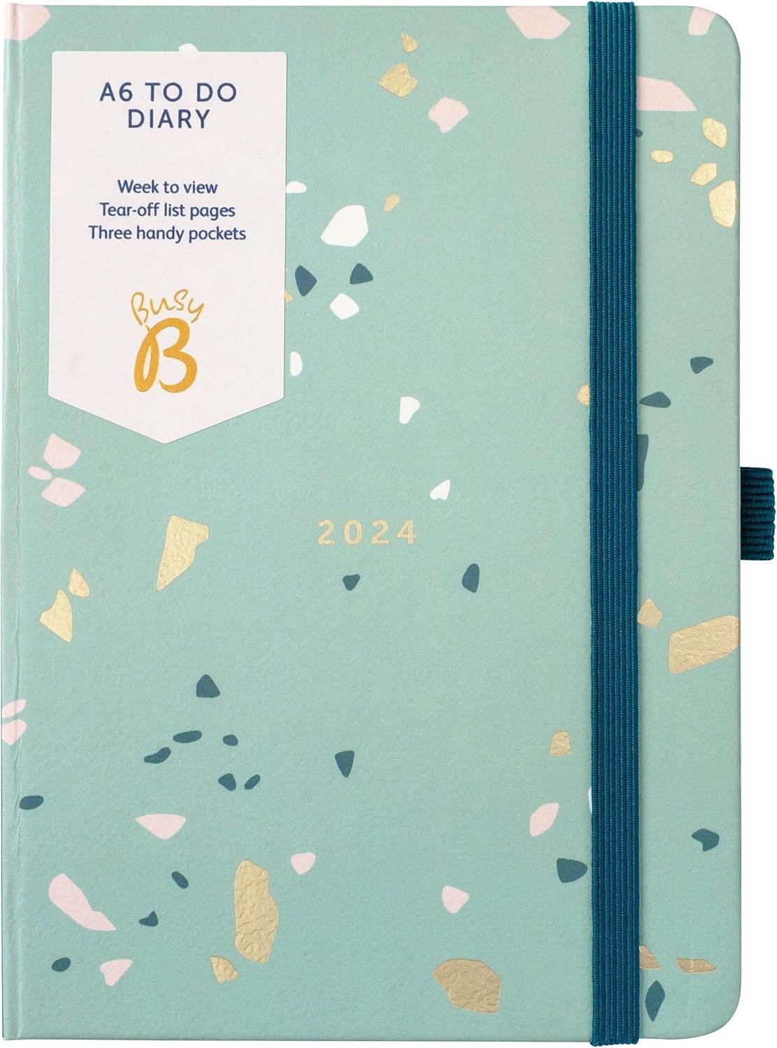 Busy B A6 To Do Diary January To December 2024 Terrazzo Week To View Diary New