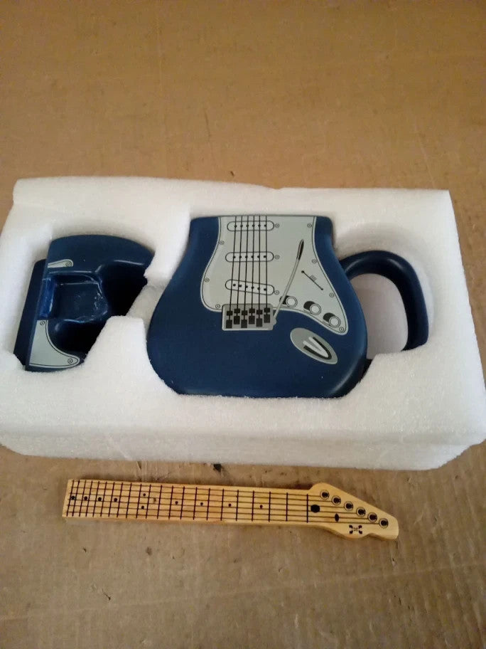 Zonsuse Creative Ceramic Guitar Mug Personalized Mug With Lid Best Gifts