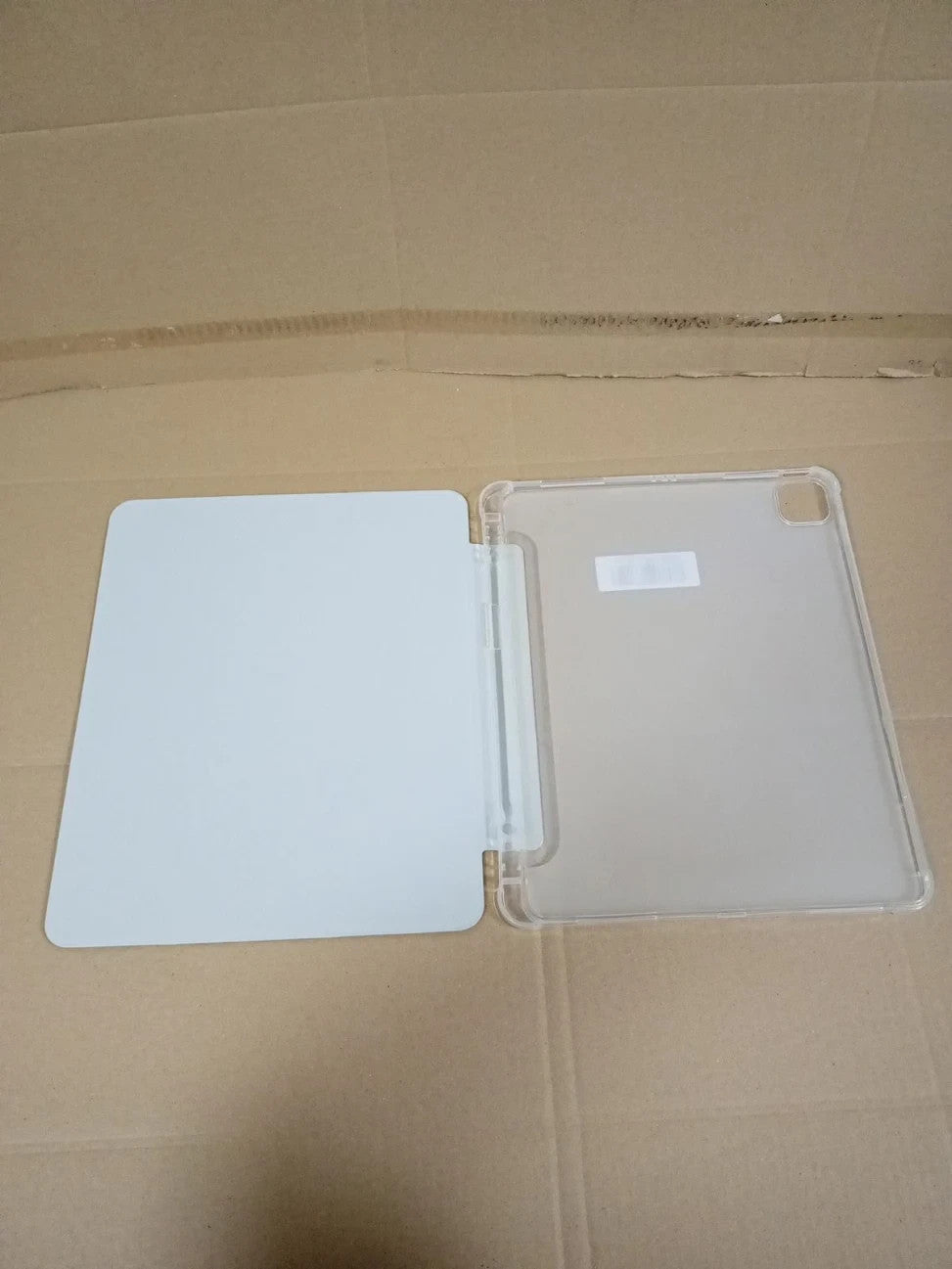 Vozehui Case iPad Air 13in M2 2024 Pencil Holder Support Touch ID Auto Wake