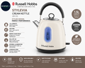 Russell Hobbs Electric Kettle Hot Water Tea Coffee 1.5L 3000W Cream 28132