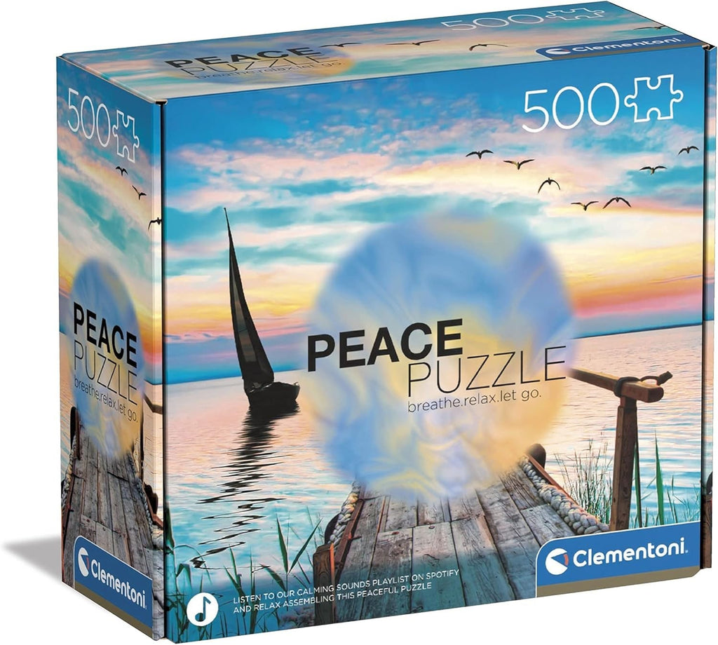 Clementoni 500 El Peace Collection Peaceful Wind Jigsaw Puzzle 49x36cm New