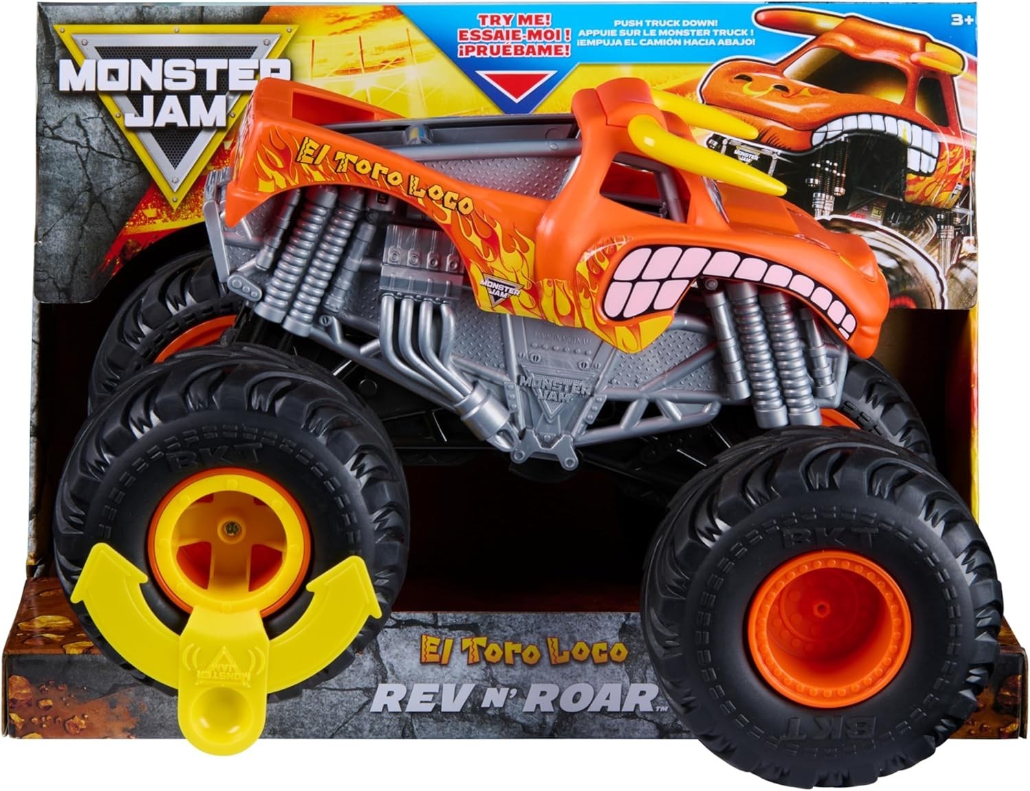 Monster Jam Official El Toro Loco Rev N Roar 1:15 Scale Monster Truck 3+ New