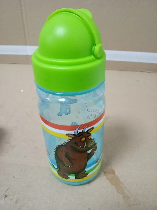 The Gruffalo 400ml Kids Water Bottle Dome Lid Flip Up Integrated Straw