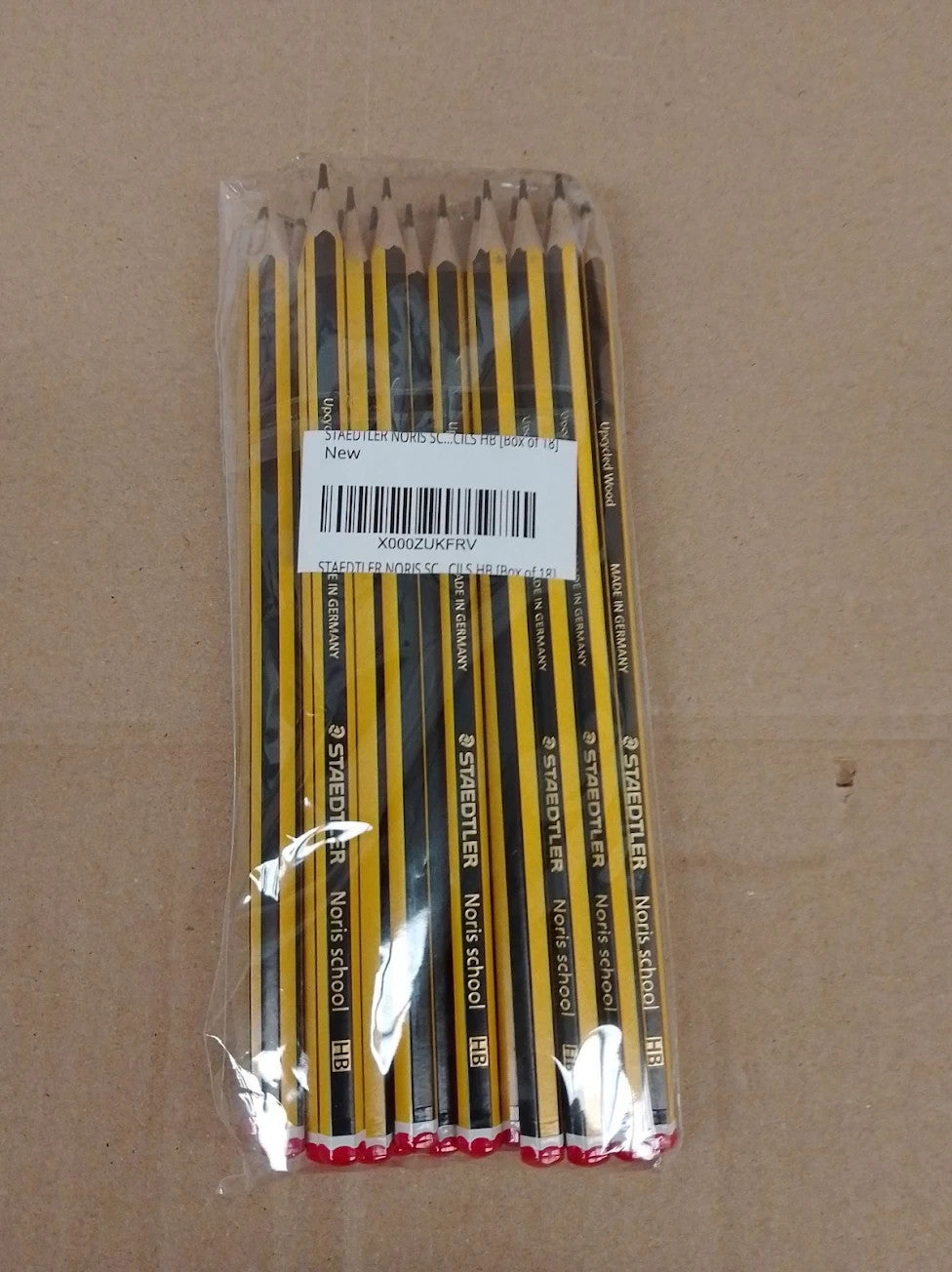 STAEDTLER NORIS SCHOOL PENCILS HB 18 Pieces Graphite Cedar Wood Erasable New