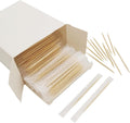 Blue Top Wood Bamboo Individually Cello Wrapped Toothpicks 2.5in Pack 1000 New