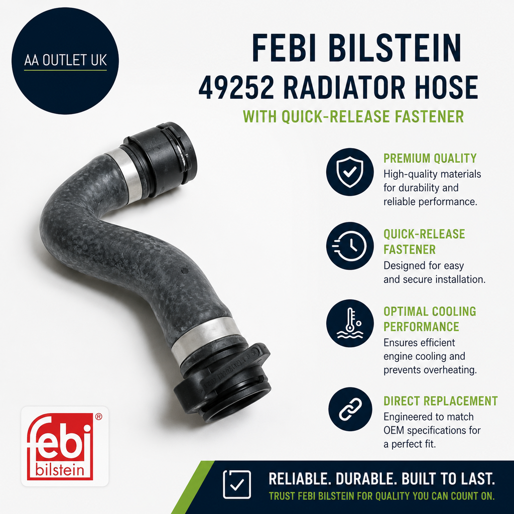 Febi Bilstein 49252 Radiator Hose Quick Release Fastener Black Pack Of One