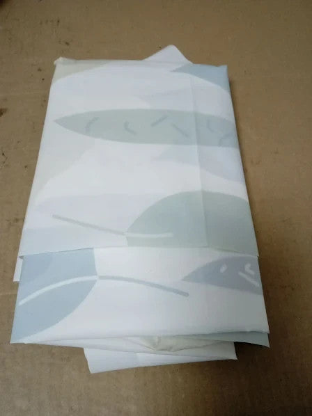 Aisszhao 137x180cm Wipe Clean Tablecloth Leaves Pattern Rectangular Large New