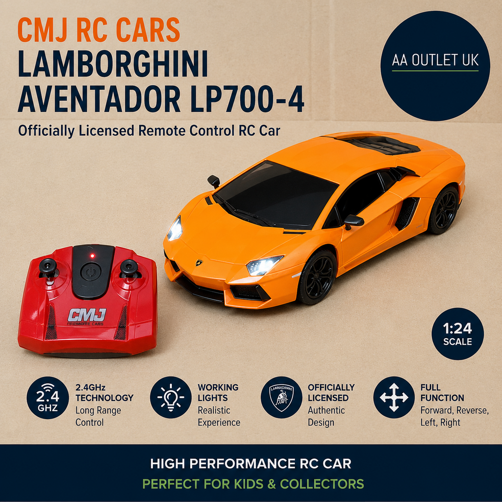 CMJ RC Cars Lamborghini Aventador LP700 4 Officially Licensed Remote 3+