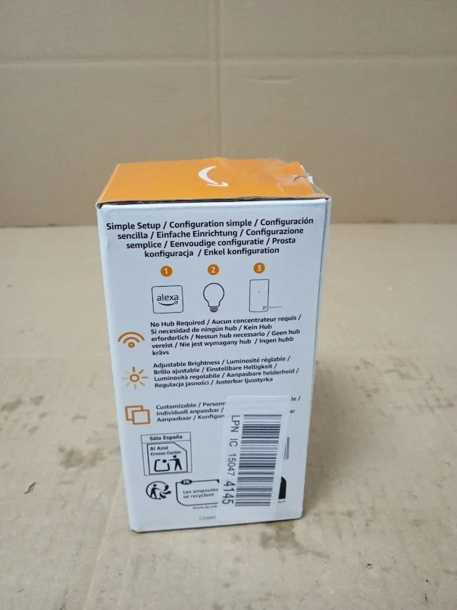 Amazon Basics A60 Smart Filament LED Bulb Tunable White 2.4 GHz New