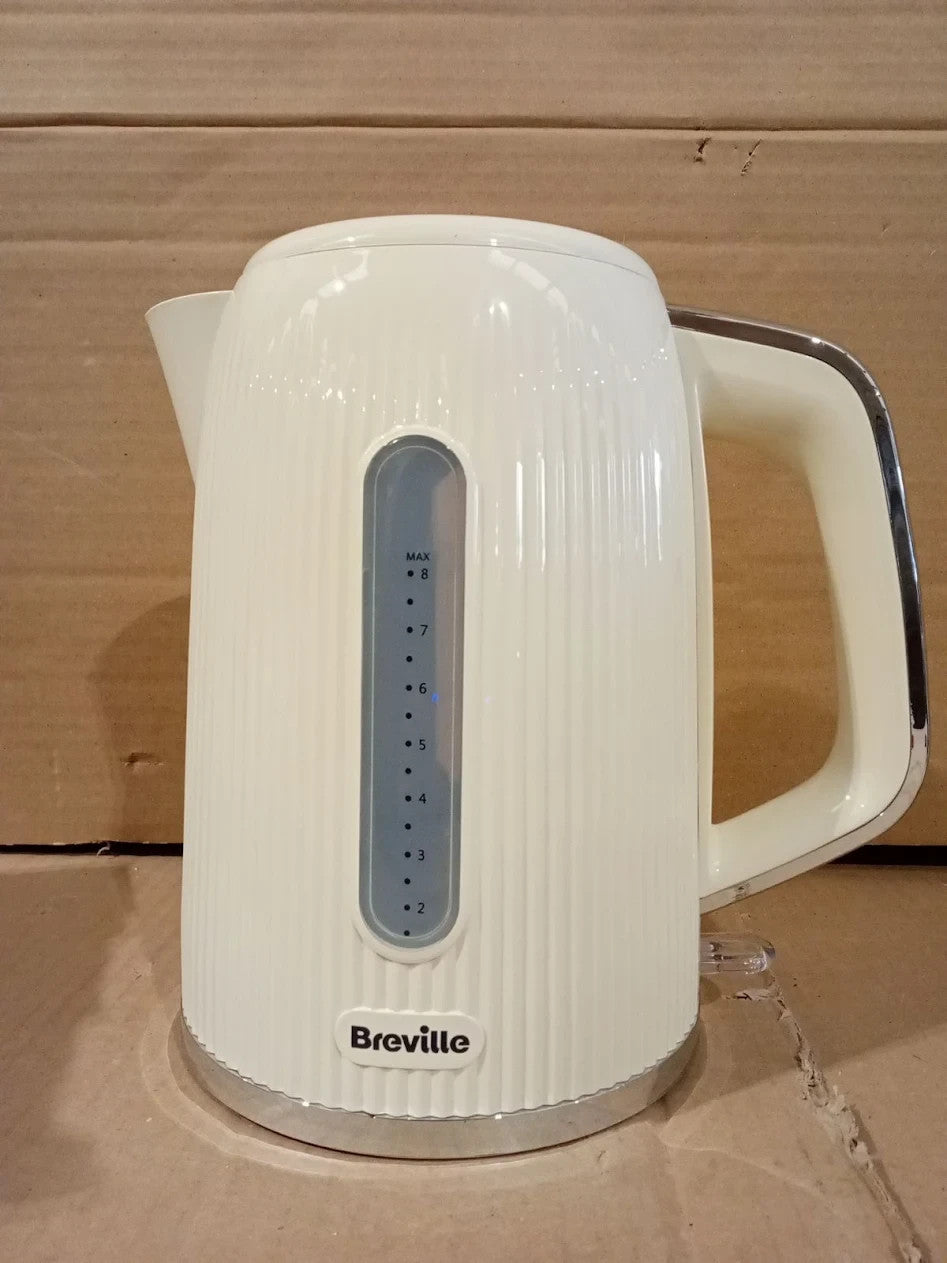 Breville VKT223 Bold Vanilla Cream Silver Electric Kettle 1.7L 3kW Fast Boil