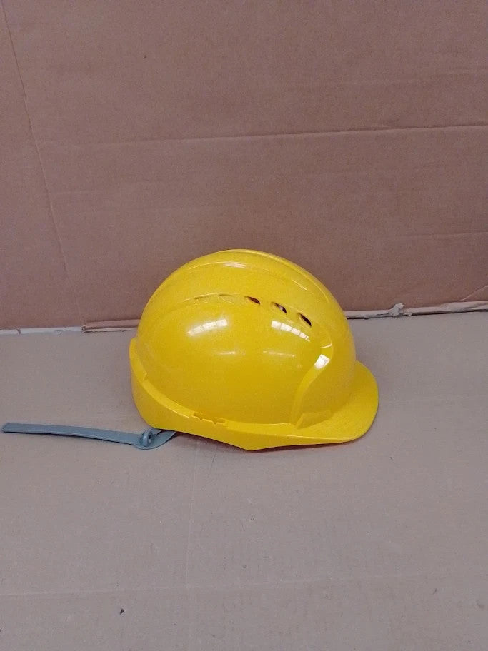 JSP EVO3 Safety Helmet Hard Hat Vented Yellow Slip Ratchet Adjustment EN397