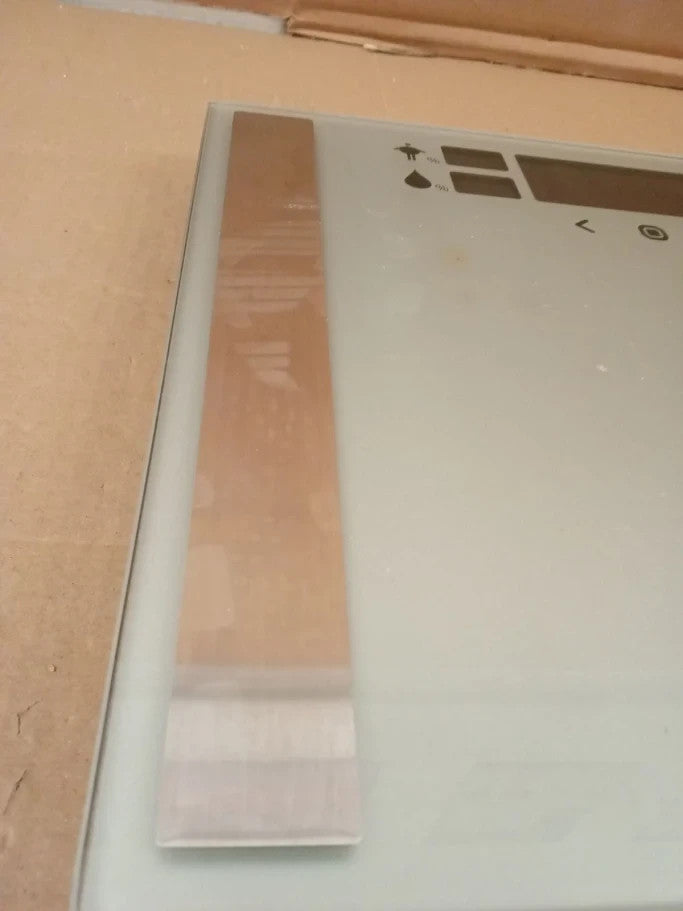 Salter Dashboard Wide Body Analyser Bathroom Scales LCD Display Silver
