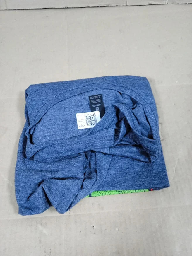 Huzzah Kids Boys Blue Frog Dressing Gown Hooded Bathrobe Soft Fleece Robe New