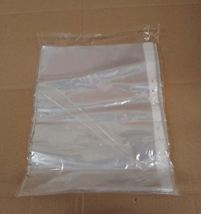 A4 Plastic Wallet Pocket 30 Micron Reinforced Spine Binder Sleeve 100 Pieces New