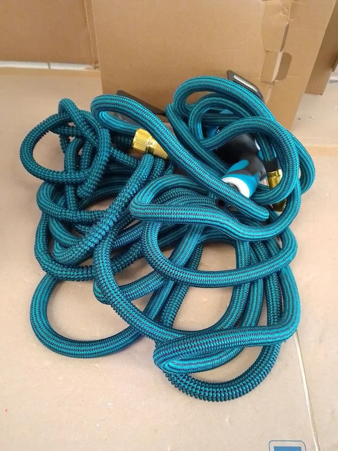Zenmos 100ft Expandable Garden Hose Pipe 10 Function Nozzle Upgraded 3 Layer