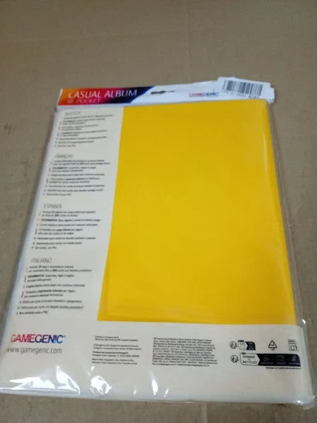 Gamegenic Casual Album 18 Pocket Medium 20 Side Pages 360 Sleeved Cards New