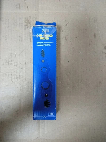 Arctic Hayes 4 In 1 Quad Pipe Cleaning Brush Lightweight Portable New