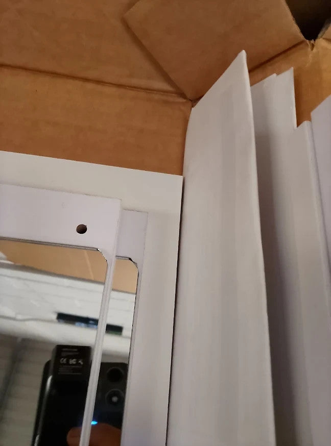 Argos Home Prime 2 Door Mirrored Cabinet White Bathroom Wall Storage Design
