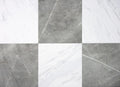 Chris Loves Julia FloorPops 12x12x.06in Grey White Marble Bonneville Peel New