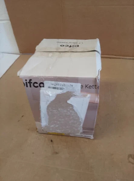 Pifco White Essentials Kettle 1.7L Quick Boil Compact Auto Shutoff White