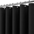 Vanzavanzu Shower Bathroom Metal Hooks Linen Fabric Shower Curtain New