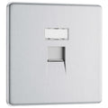 BG Electrical Screwless Flat Plate Single RG45 Data Outlet Socket New