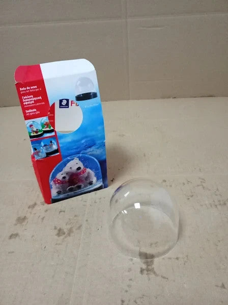 Staedlier Fimo Snow Globe Round 90x75mm Classic Transparent 1 Piece New