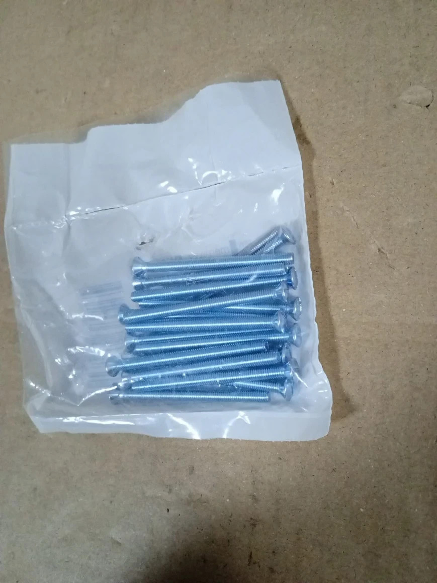 20x Merriway 3.5mx50mm Electrical Socket Screws Zinc Plated BZP Fixing New