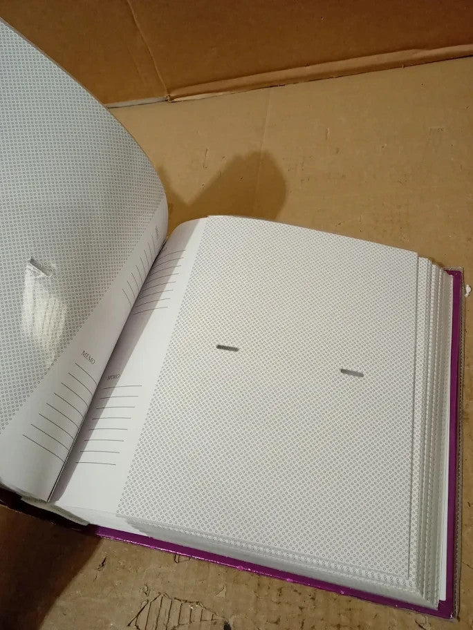 Arpan Purple Memo Slip In Photo Album 10x15cm 200 Photos With Index Pages New
