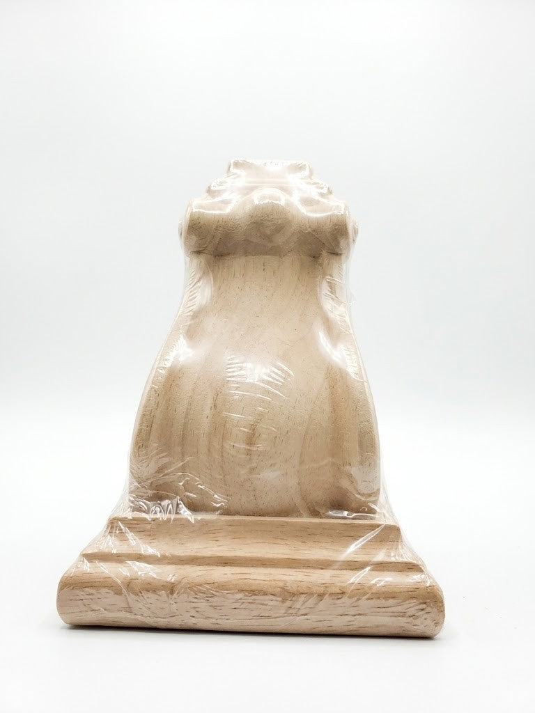 White Wooden Decorative Pedestal Column Plant Stand Display Plinth Ornament New