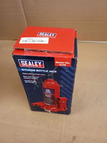 Sealey Sj10 Bottle Jack 10Tonne Max Lift Weight 450mil Cast Iron New