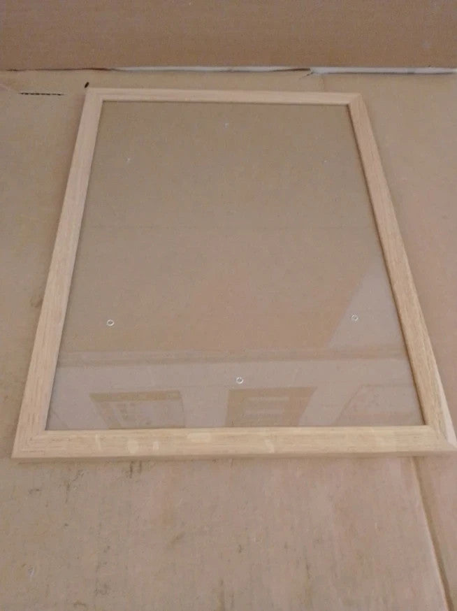 Habitat Ontario Natural Oak Wooden Picture Frame 30x40cm Glass Wall Hanging New