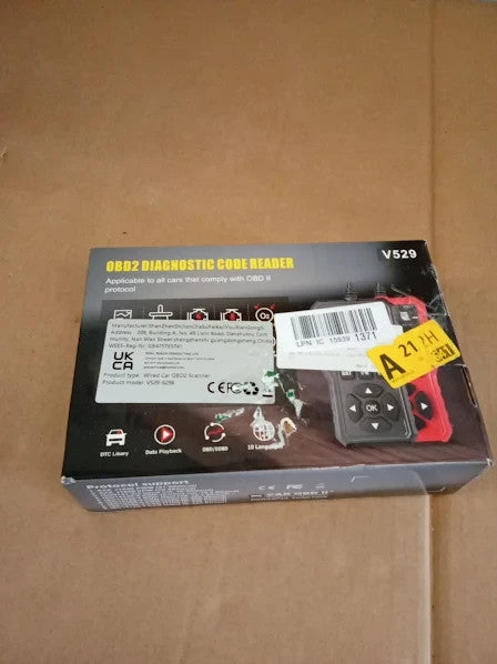 Eafcar Wired OBD2 Scanner Plug & Play Engine Fault Code Reader 20x14x6cm New