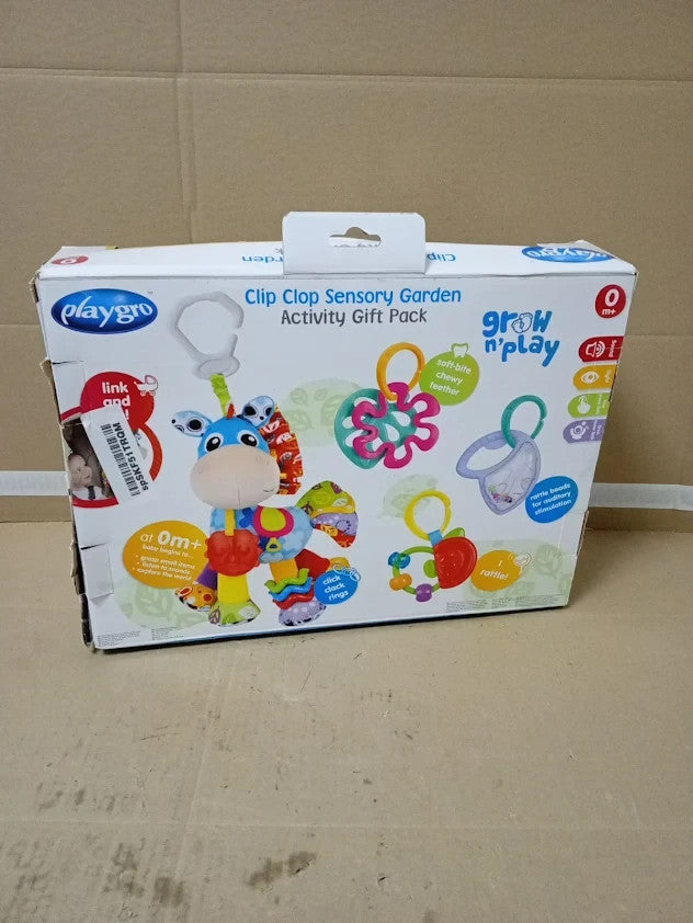 Playgro Clip Clop Sensory Garden Activity Gift Pack Versatile Toys 0+ New