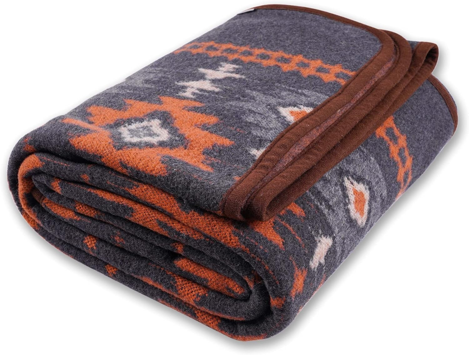 Acushla Merino Wool Camp Blanket Warm Thick Washable Large Throw 87x63cm New