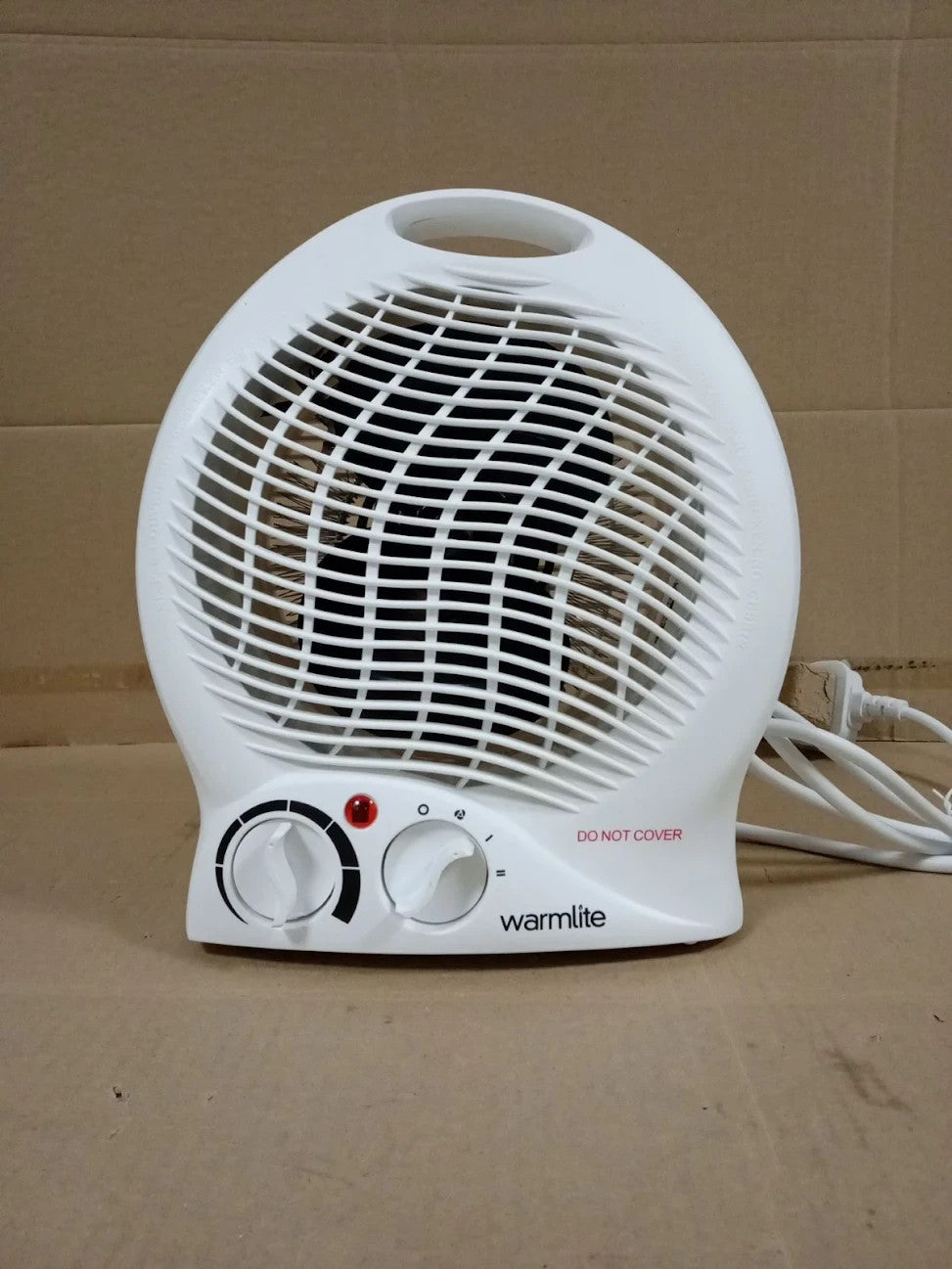Warmlite WL44002 Thermo Fan Heater 2 Heat Settings Overheat Protection 2000W New