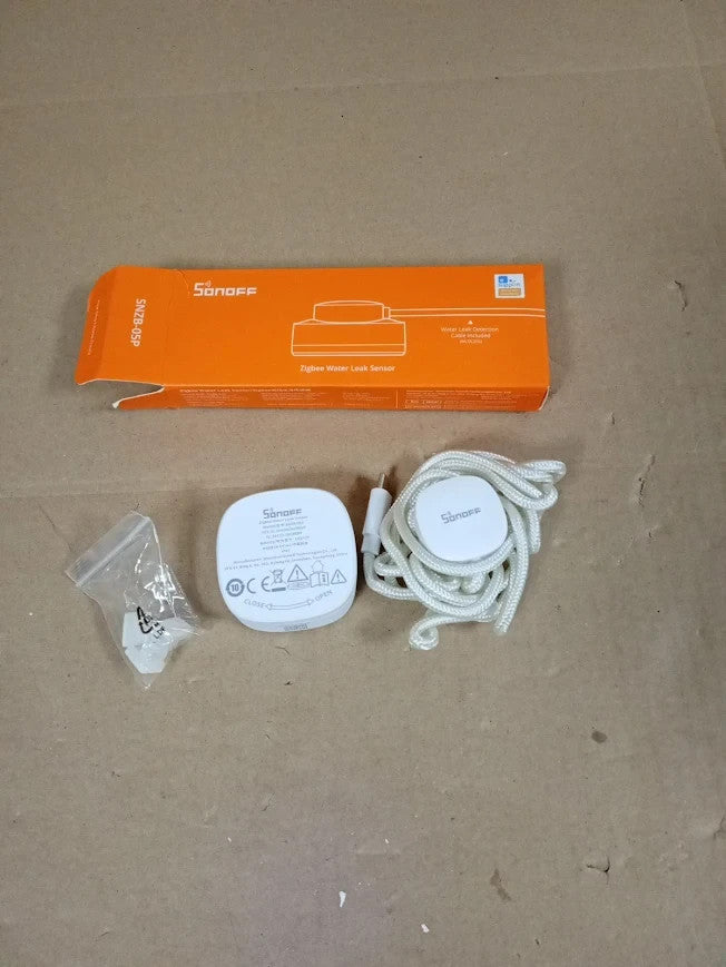 Sonoff SNZB05P Zigbee Water Leak Sensor Detection Cable Alarm System Smart New