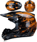 UIGJIOG Motocross Helmet Goggles Gloves Full Face Off Road Motorcycle Small New