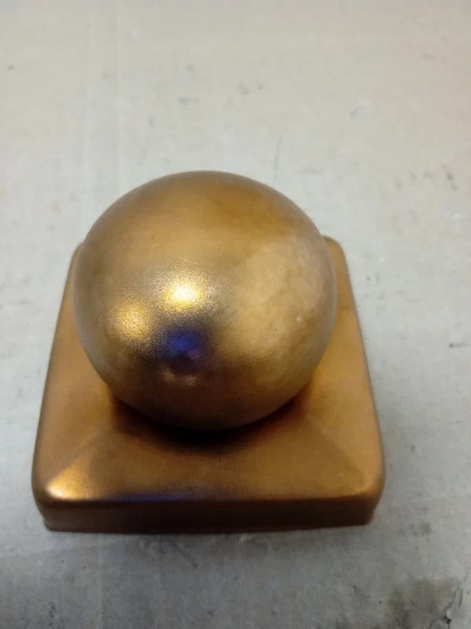 CONNEX HV4298 Post caps 70x70mm With Ball Copper Bronze New