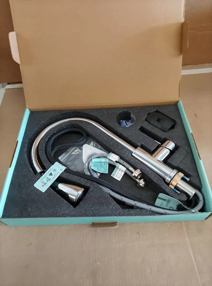 Forious Kitchen Tap Kitchen Mixer With Pull Out Sprayer Swivel Single New