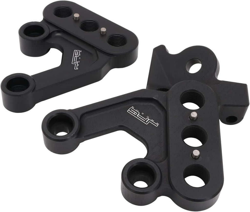 Motorcycle Foot Peg Brackets Right Left FootBlack Aluminum X/S Electric Bike
