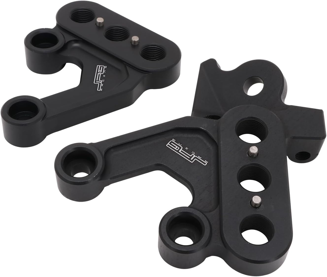 Motorcycle Foot Peg Brackets Right Left FootBlack Aluminum X/S Electric Bike