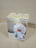 The Christmas Workshop Musical Snow Globe Snowman Festive Decoration 15cm Glass